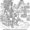 La Civilisation Maya — preview (fr) Page 20 du livre de coloriage La Civilisation Maya