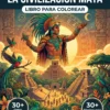 Portada del libro de colorear La Civilizacion Maya