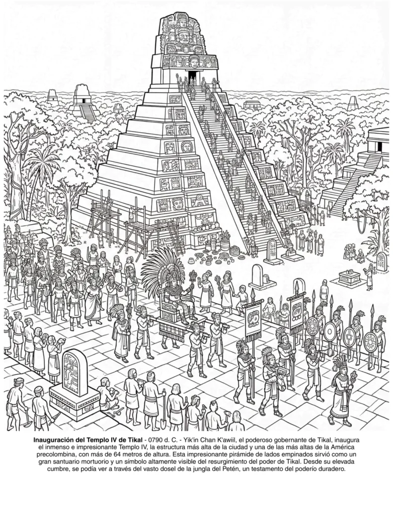 La Civilizacion Maya: el Libro de Colorear coloring page preview