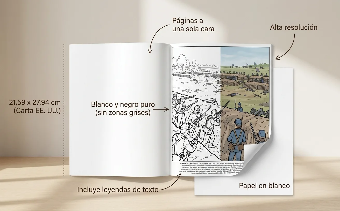 La Guerra de Secesion: el Libro de Colorear — Libro de bolsillo impreso