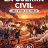 Portada del libro de colorear La Guerra de Secesion