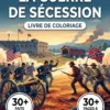 Couverture du livre de coloriage La Guerre de Sécession