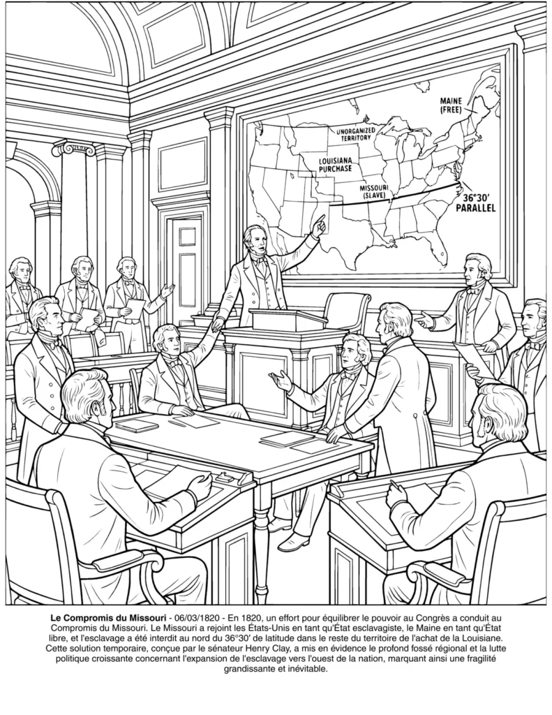 La Guerre de Sécession: le Livre de Coloriage coloring page preview