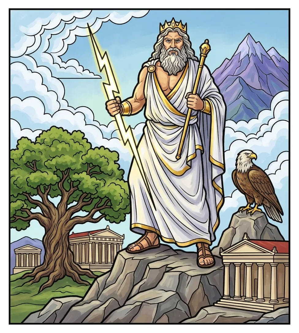 Arte digital — La Mitologia Griega: el Libro de Colorear