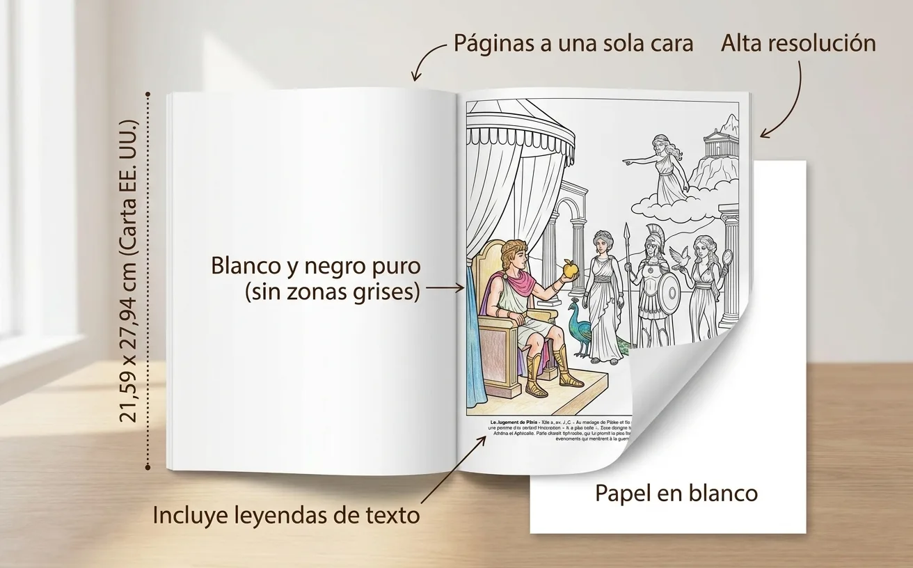 La Mitologia Griega: el Libro de Colorear — Libro de bolsillo impreso