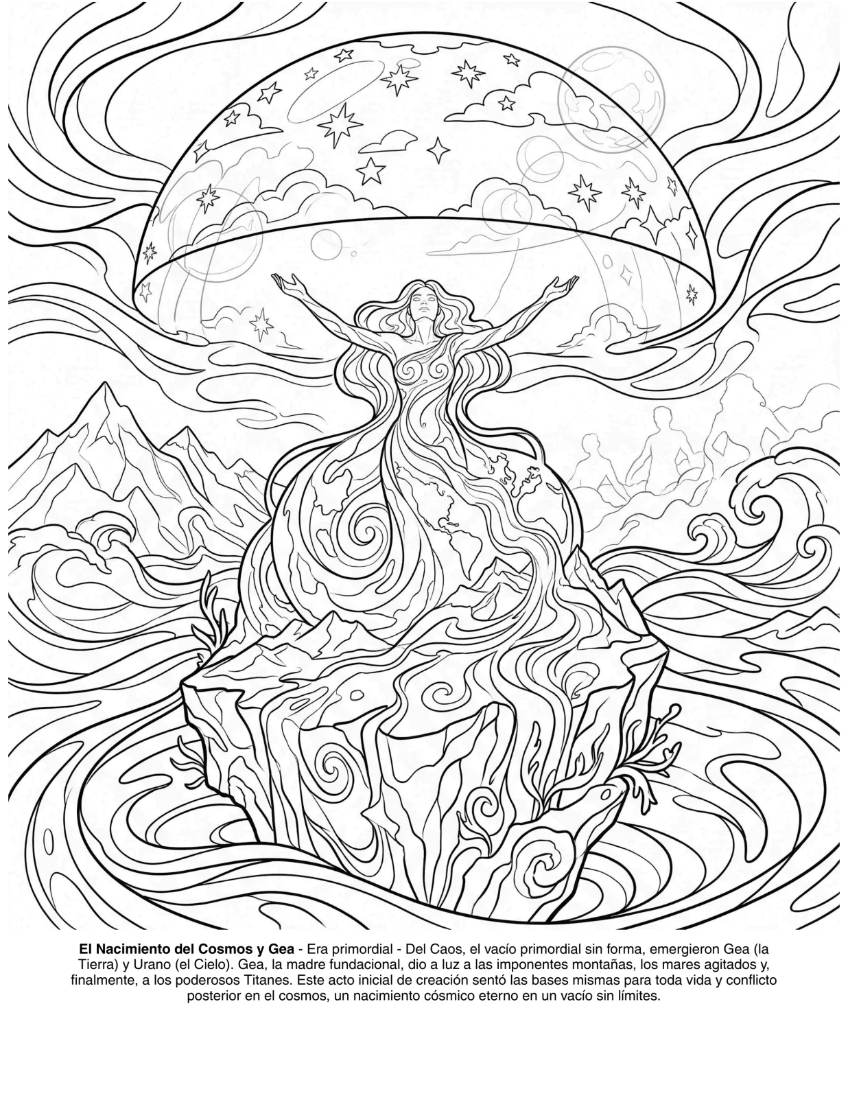 La Mitologia Griega: el Libro de Colorear