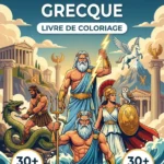 Couverture du livre de coloriage La Mythologie Grecque