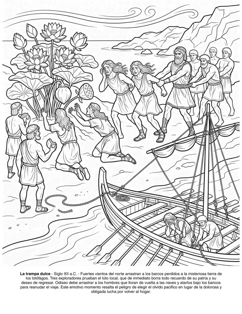 La Odisea: el Libro de Colorear coloring page preview