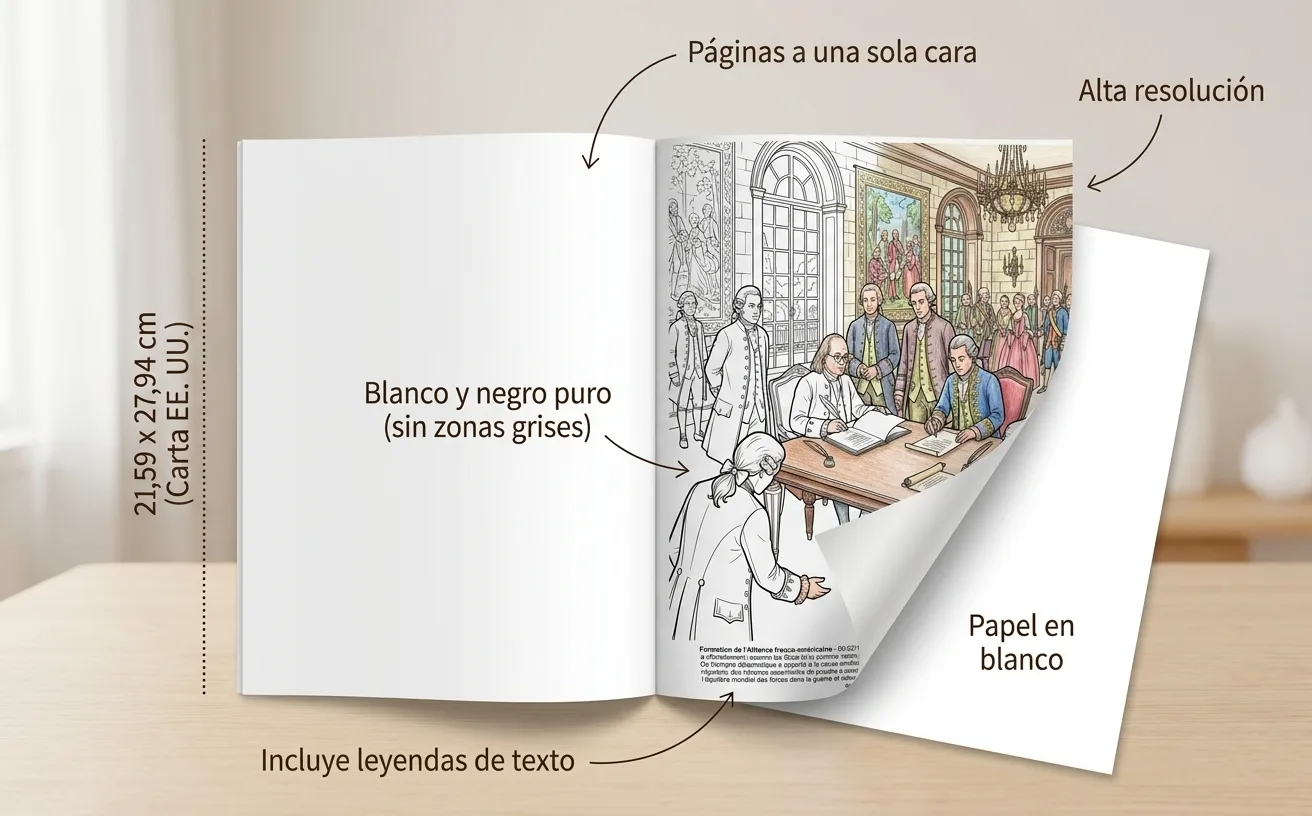 La Revolucion Americana: el Libro de Colorear — Libro de bolsillo impreso