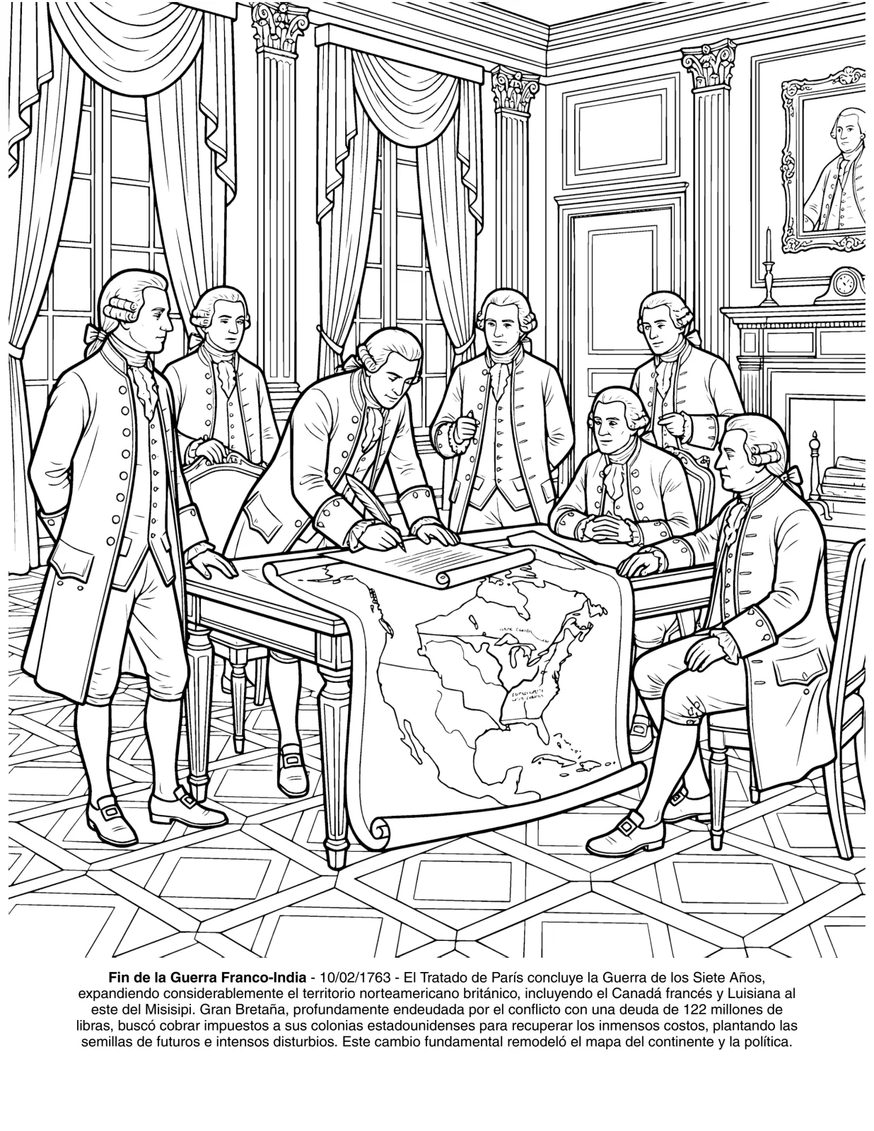 La Revolucion Americana: el Libro de Colorear