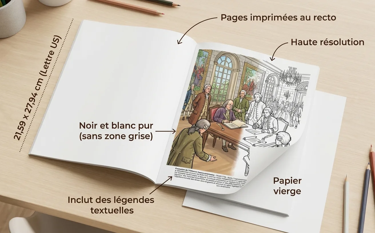 La Révolution Américaine: le Livre de Coloriage — Livre broché imprimé
