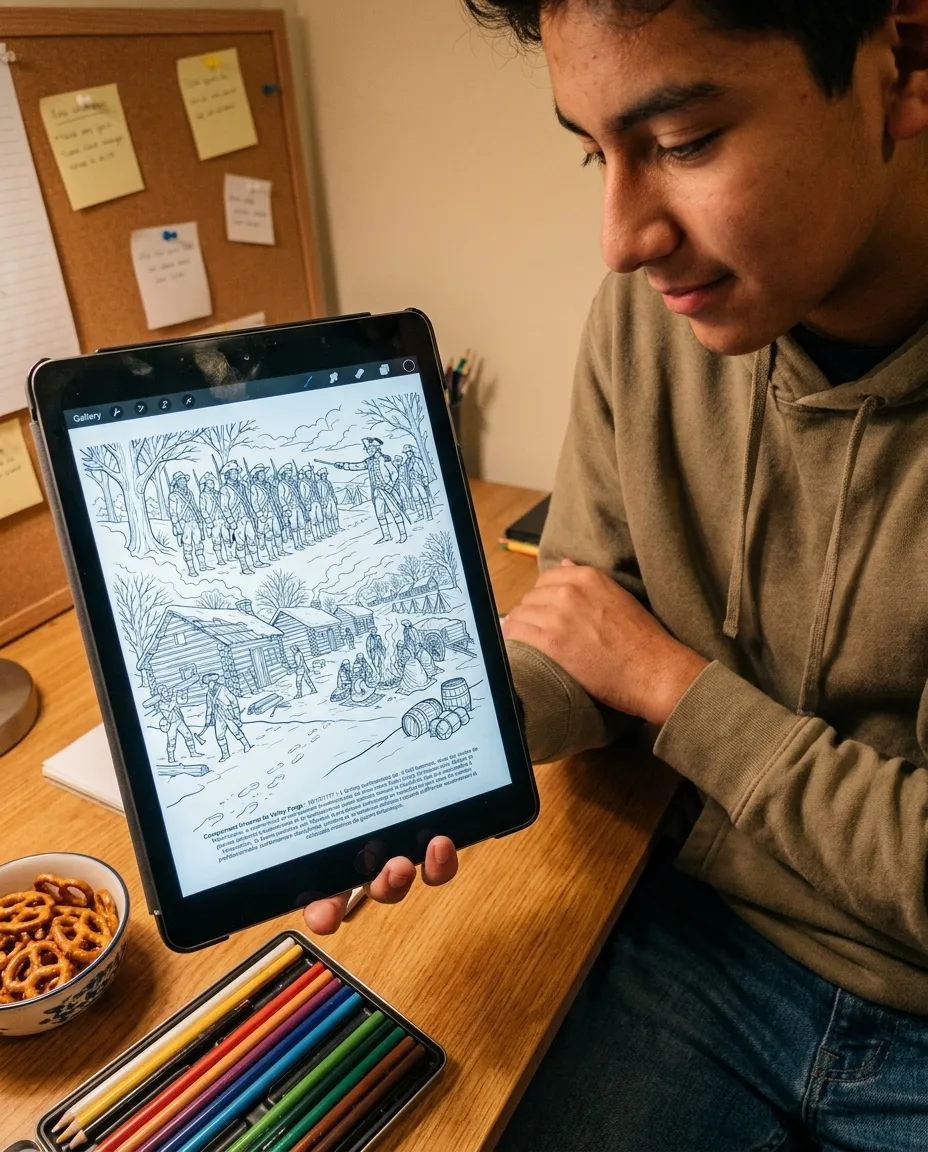 La Révolution Américaine: le Livre de Coloriage