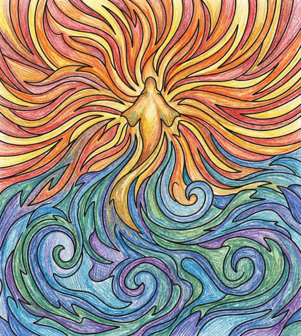 Crayons de couleur — La Sainte Bible: le Livre de Coloriage