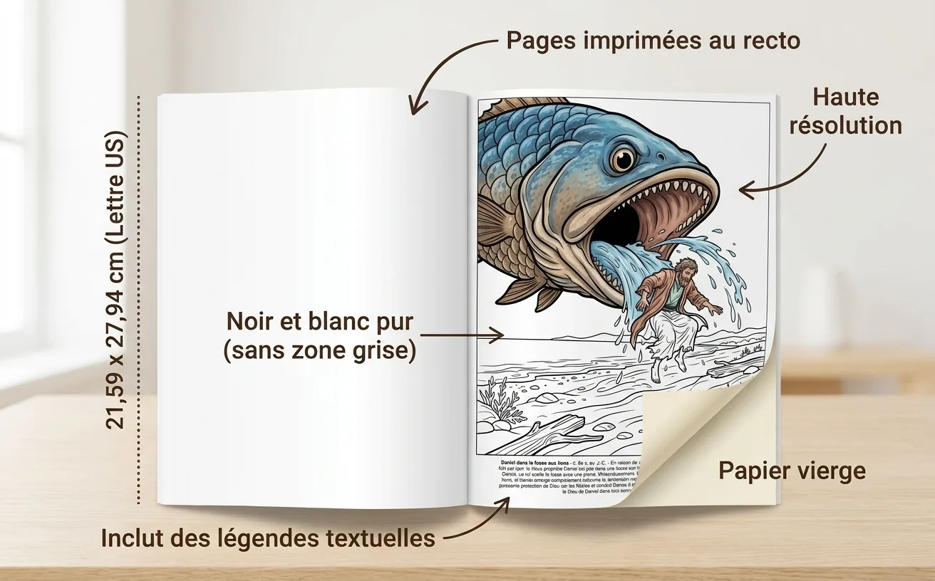 La Sainte Bible: le Livre de Coloriage — Livre broché imprimé
