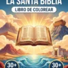 La Santa Biblia — front cover (es) Portada del libro de colorear La Santa Biblia