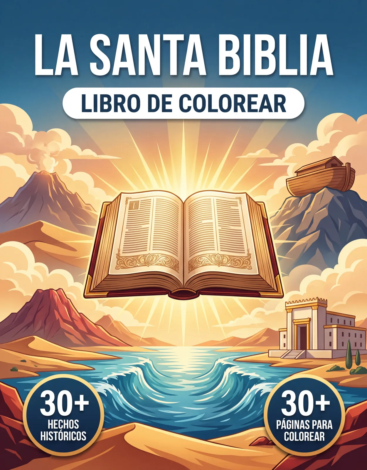 La Santa Biblia: el Libro de Colorear
