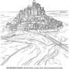 Page 5 of the Landscapes of France coloring book