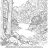 Page 30 of the Landscapes of Patagonia coloring book