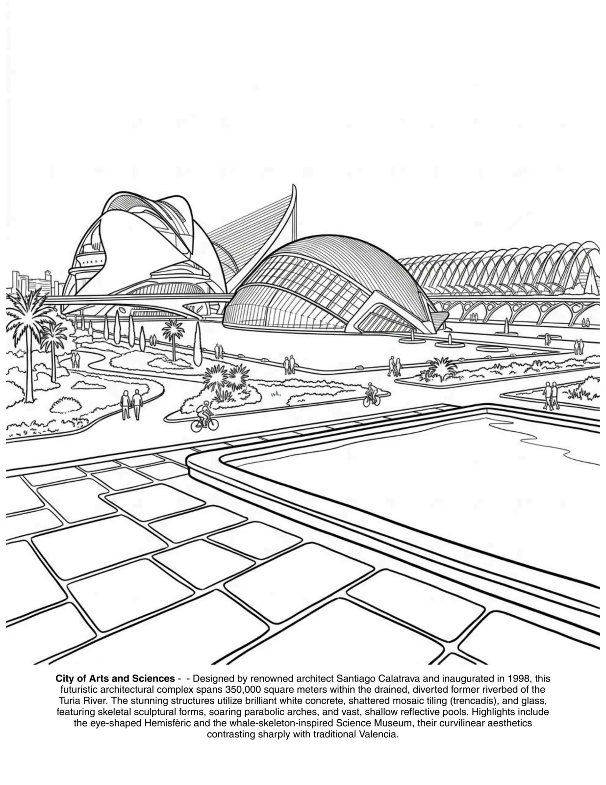Landscapes of Spain: the Coloring Book