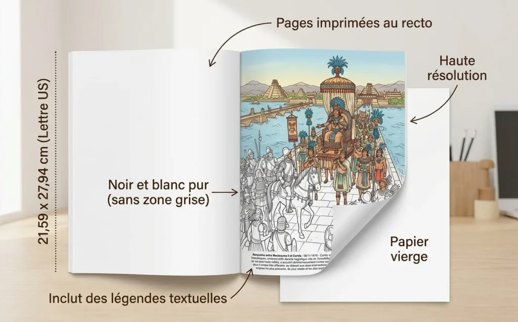 Les Aztèques: le Livre de Coloriage, Livre broché imprimé