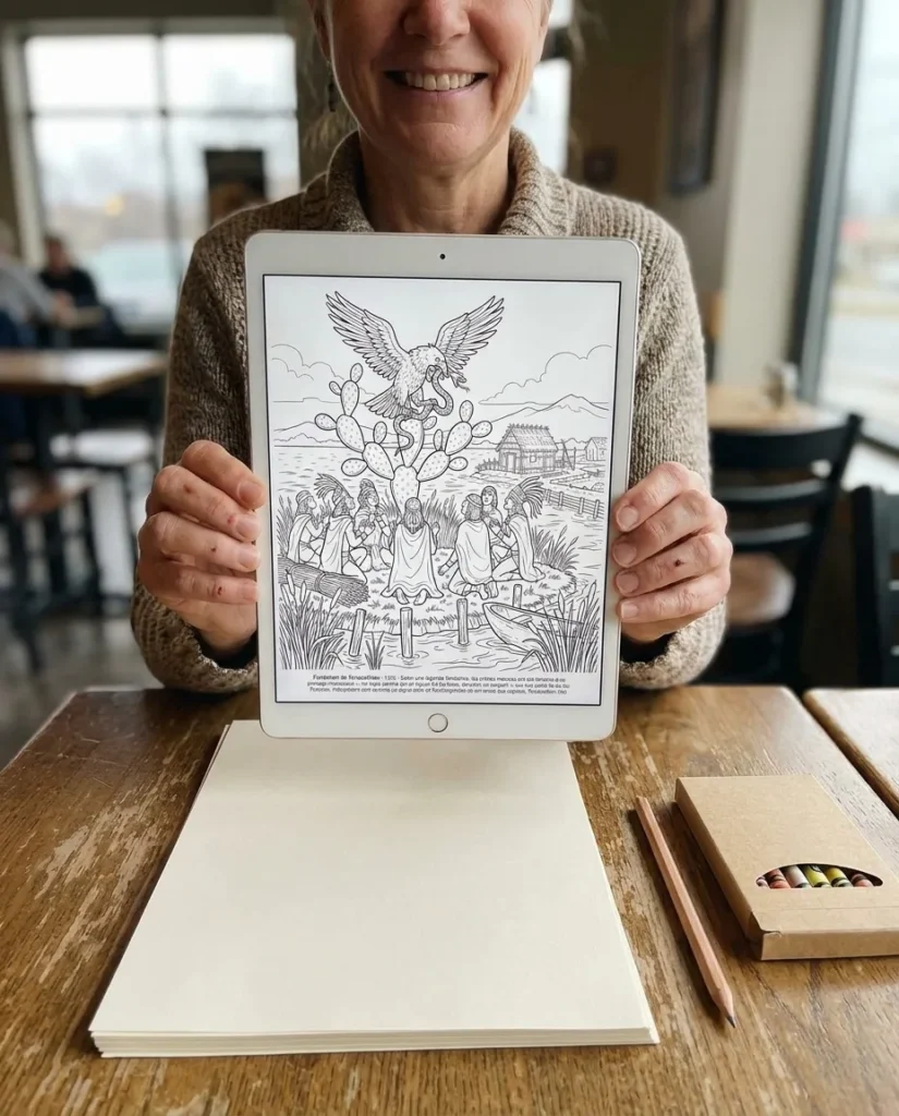 Les Aztèques: le Livre de Coloriage