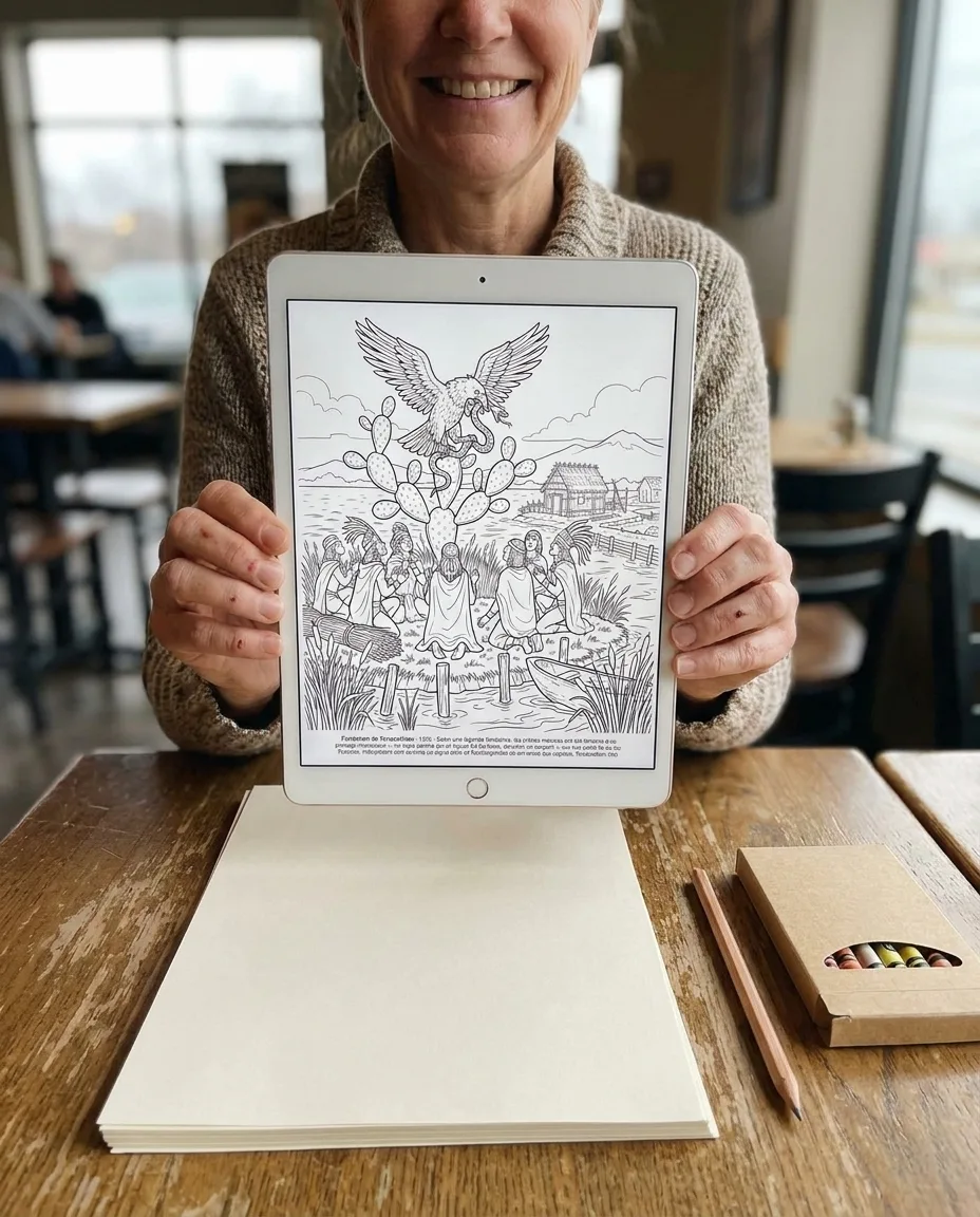Les Aztèques: le Livre de Coloriage