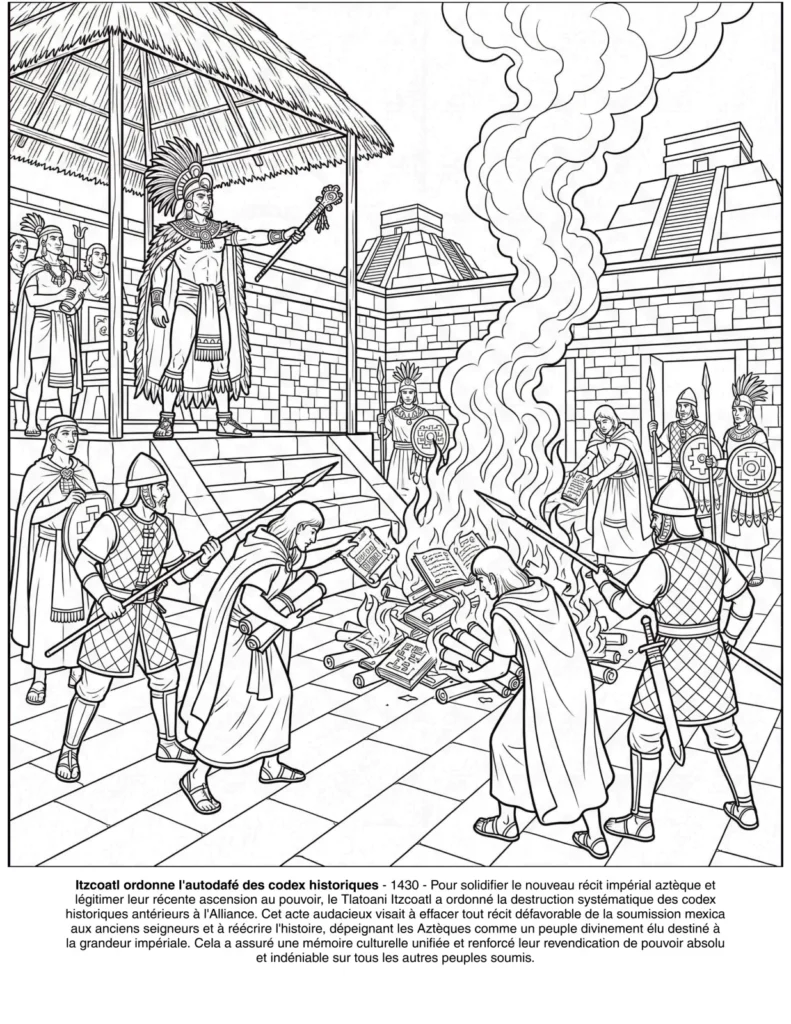 Les Aztèques: le Livre de Coloriage coloring page preview