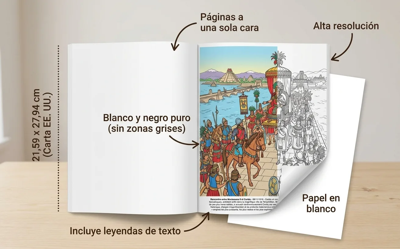 Los Aztecas: el Libro de Colorear, Libro de bolsillo impreso
