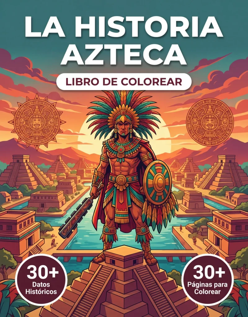 Los Aztecas: el Libro de Colorear