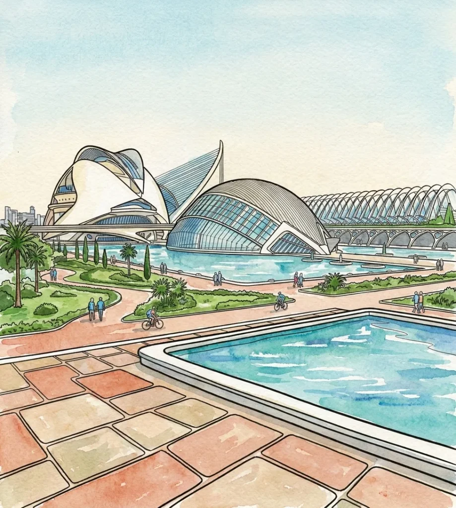 Pintura en acuarela, Paisajes de España: el Libro de Colorear