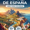 Paisajes de España — front cover (es) Portada del libro de colorear Paisajes de España