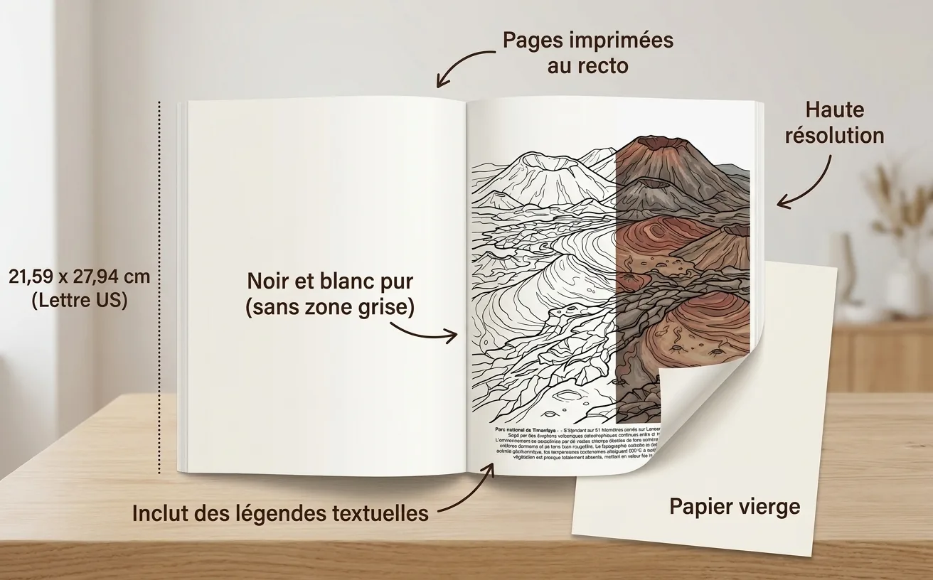 Paysages d'Espagne : le Livre de Coloriage — Livre broché imprimé