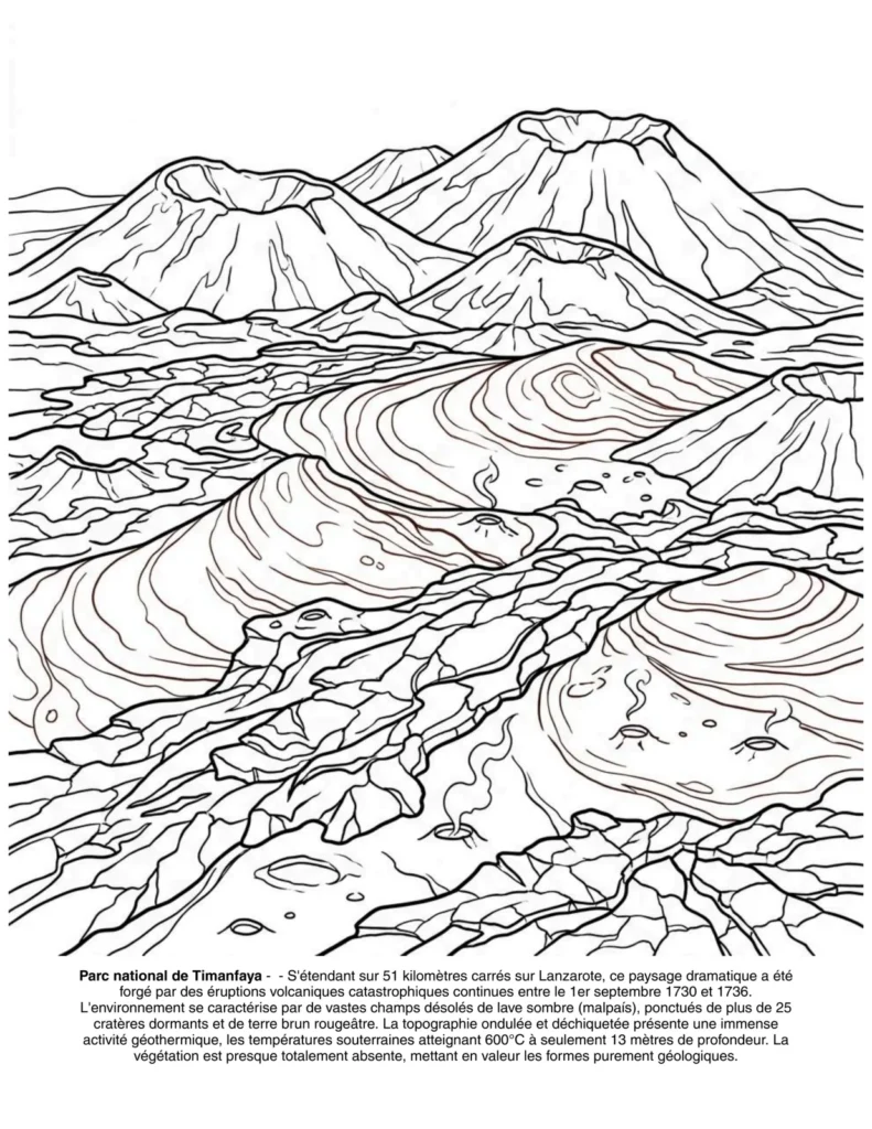Paysages d'Espagne : le Livre de Coloriage coloring page preview