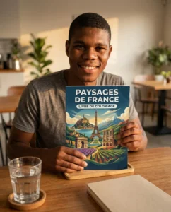 Livre imprimé — Paysages de France : le Livre de Coloriage