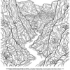 Page 30 du livre de coloriage Paysages de France