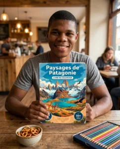 Édition brochée, Paysages de Patagonie : le Livre de Coloriage