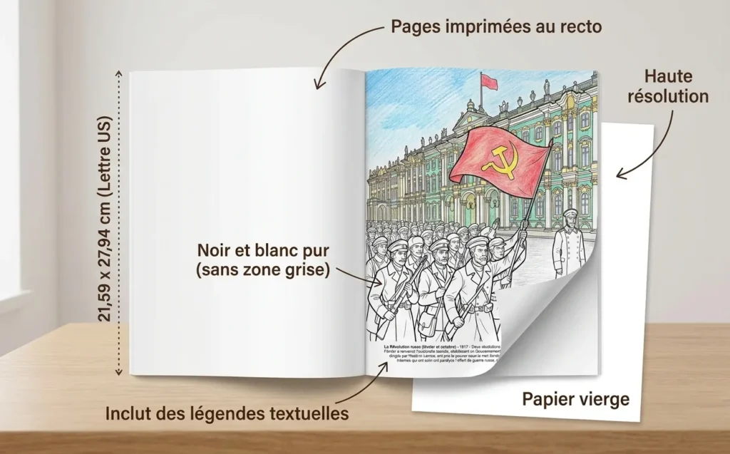 Premiere Guerre Modiale : le Livre de Coloriage, Livre broché imprimé