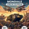 Couverture du livre de coloriage Premiere Guerre Modiale