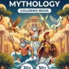 The Greek Mythology coloring book front cover