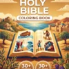 The Holy Bible coloring book front cover