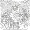 Page 20 of the The Holy Bible coloring book