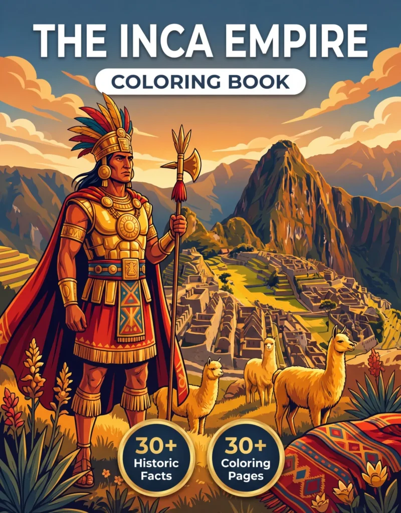 The Incas Empire: the Coloring Book
