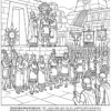Page 20 of the The Incas Empire coloring book