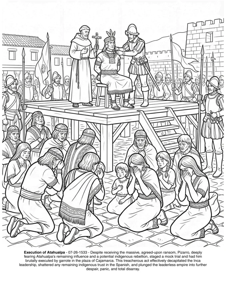 The Incas Empire: the Coloring Book coloring page preview