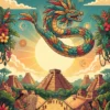 The Maya Civilization coloring book back cover