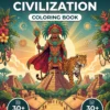The Maya Civilization coloring book front cover