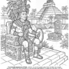 Page 20 of the The Maya Civilization coloring book