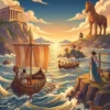 The Odyssey coloring book back cover