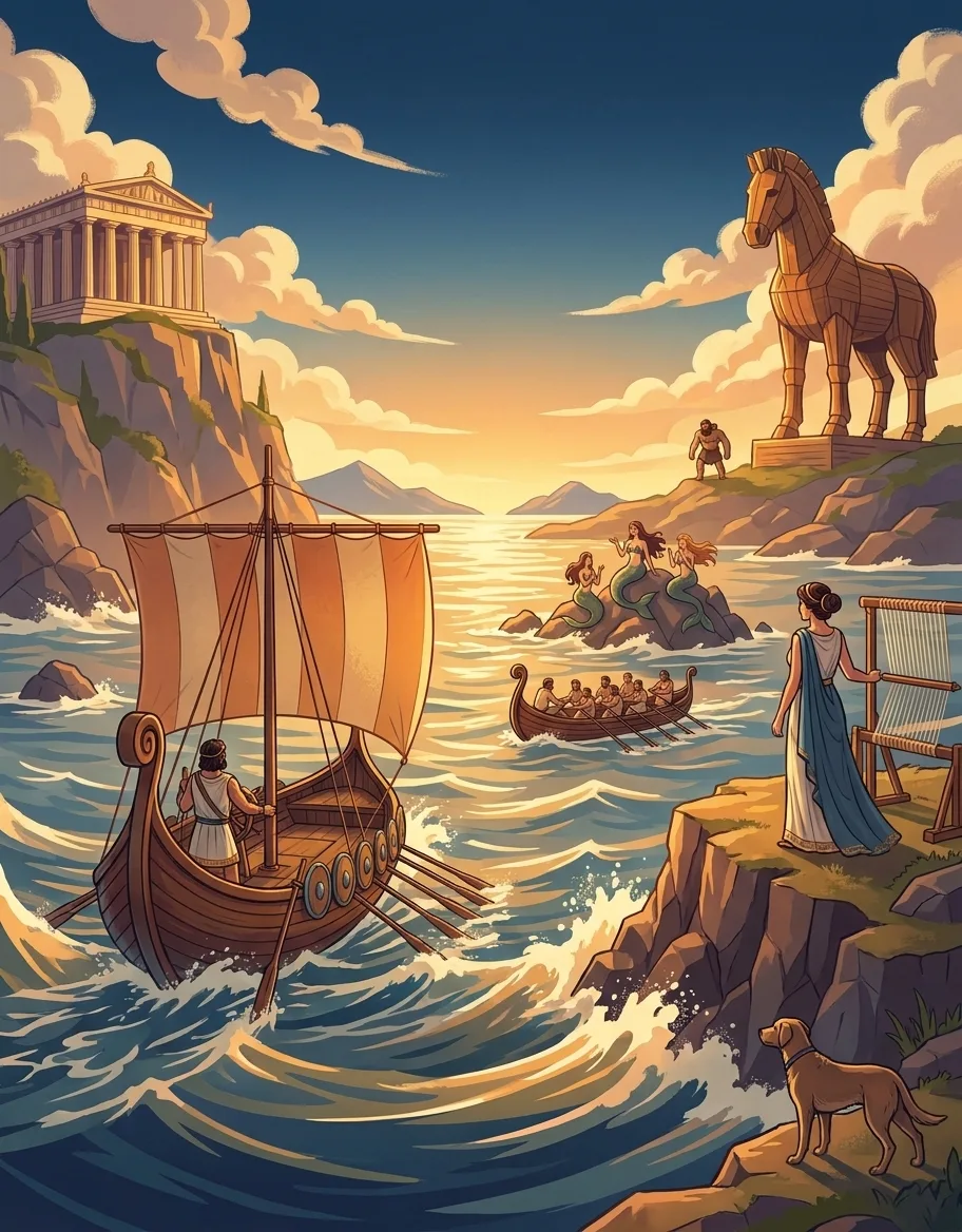 The Odyssey: the Coloring Book