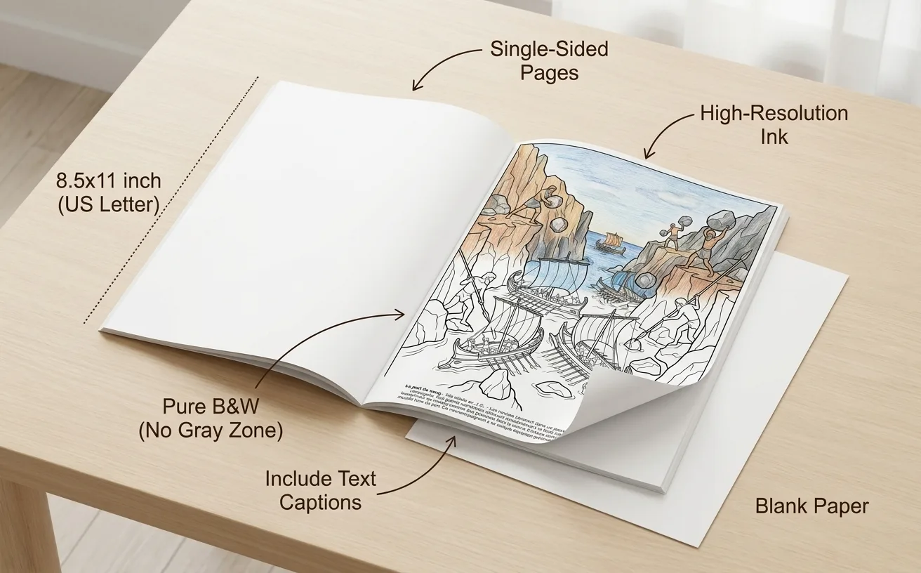 The Odyssey: the Coloring Book — Printed Paperback